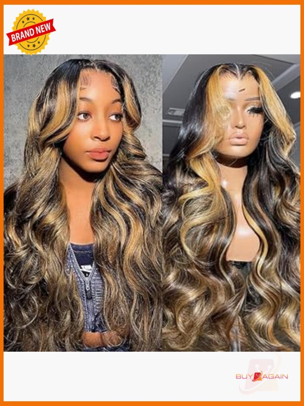 13x6 HD Lace Front Wig Human Hair Body Wave 180% Density Pre Plucked Glueless